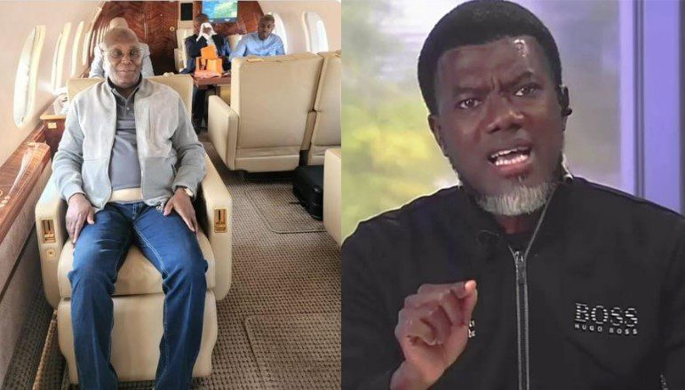 "Na by jeans?" – Mixed reaction as Reno tried marketing Atiku for wearing jeans