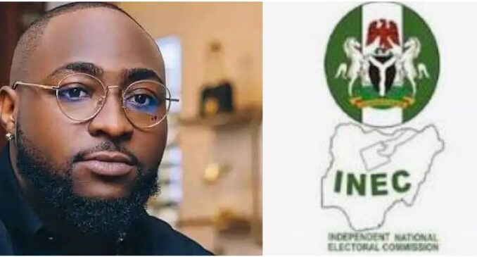 Davido send a message to INEC ahead of the forthcoming election