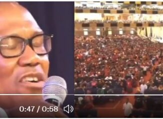 Watch Peter Obi's visit to Dunamis Church and his prayers everyone is talking about