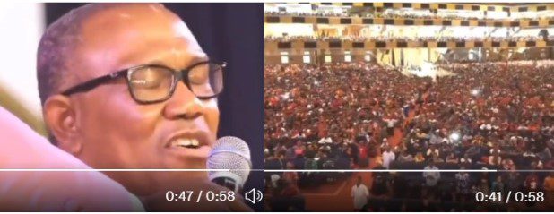 Watch Peter Obi's visit to Dunamis Church and his prayers everyone is talking about