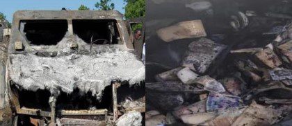 Three policemen and others burnt to death in a bullion van accident in Kebbi State