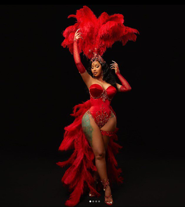 Cardi B celebrates her 30th birthday with eye-catching photos, causing reactions