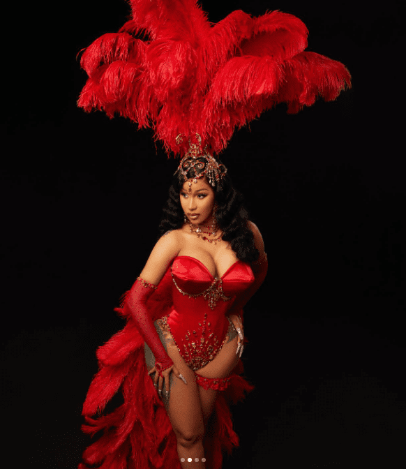 Cardi B celebrates her 30th birthday with eye-catching photos, causing reactions